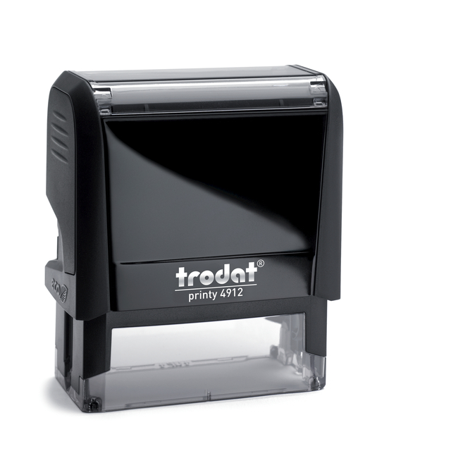 Tekststempel Trodat Printy 4912 personaliseerbaar zw 4regels 47x18mm