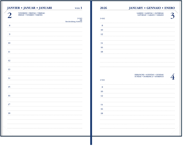 Agenda 2027 Ryam Memoplan 1 Mundior 1dag/1pagina bordeaux