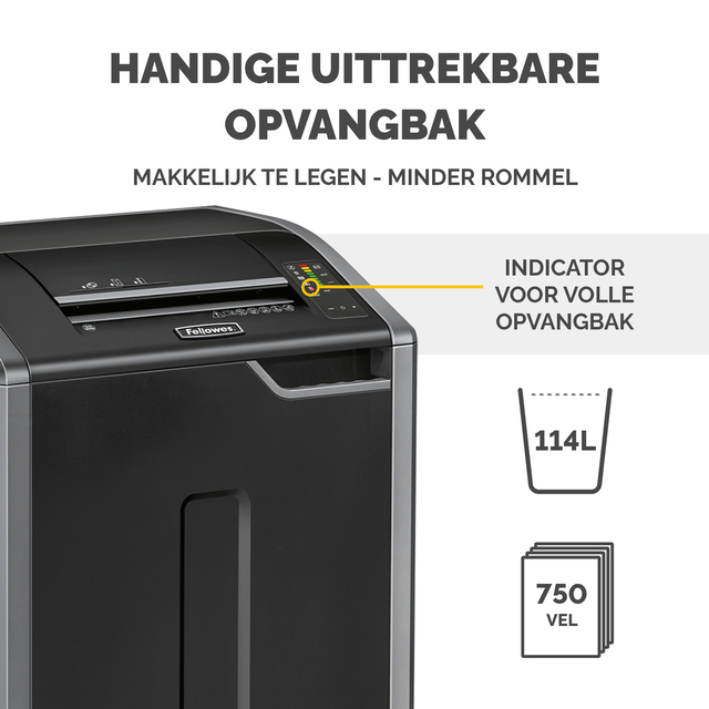 Papiervernietiger Fellowes Powershred 425I stroken 5,8mm