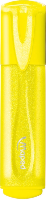Markeerstift Maped Glitter set à 4 fluoriserende kleuren