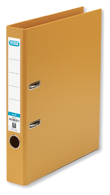 ELBA Lever Arch File Rado "smart Pro+", exchangeable spine label, A4 Spine 50 mm 2 Rings PP/PP Orange