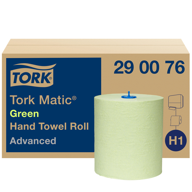Towel roll Tork Matic H1 Advanced 2-ply 150m green 290076