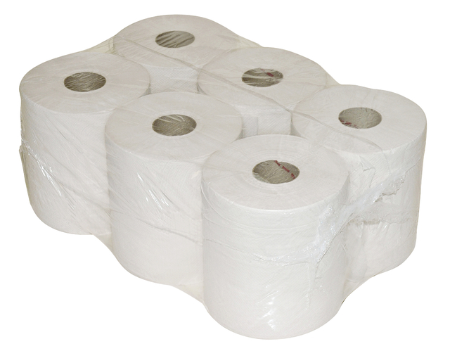 Toiletpapier Euro Products Q5 jumbo klein 2-laags 180m wit 240018
