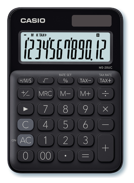 DESK CALCULATOR CASIO MS-20UC BLACK