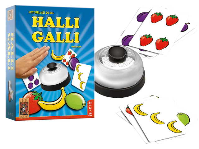 Kaartspel Halli Galli - Het spel met de bel