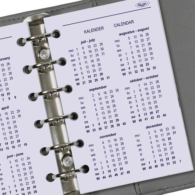 Agendavulling 2027 Kalpa Pocket 1dag/1pagina