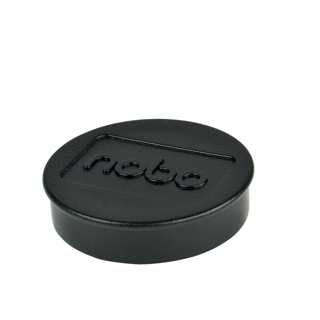 Magneet Nobo 38mm zwart 10 stuks