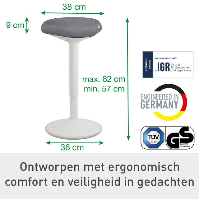 Ergo Elektrische thuiswerkplek set Leitz pakket 3