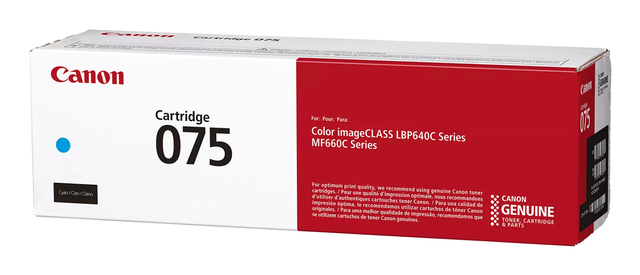 Tonercartridge Canon 075C blauw
