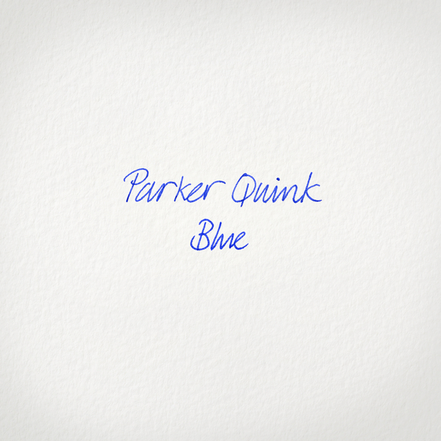 Rollerpenvulling Parker Quink medium blauw blister à 2 stuks