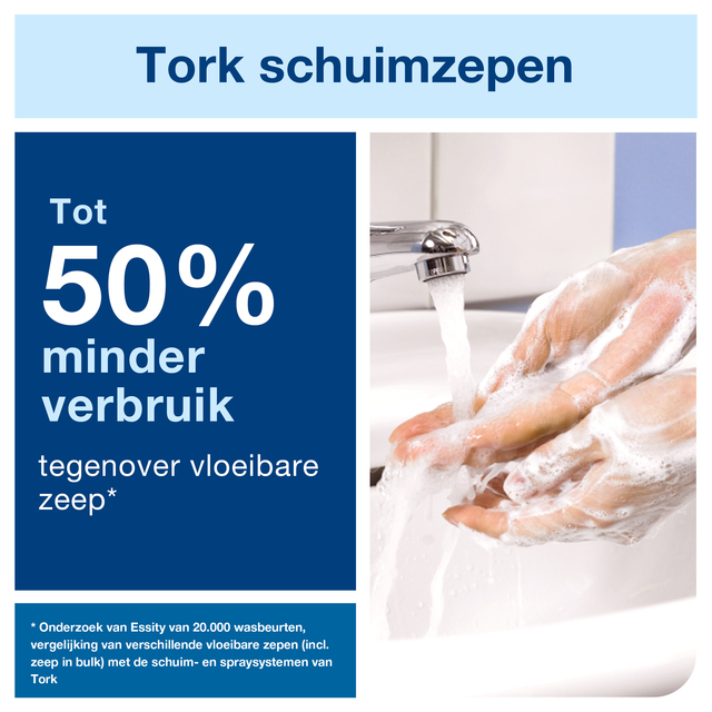 Hand soap Tork S4 foam extra mild fragrance-free allergy-friendly 1000ml 520701