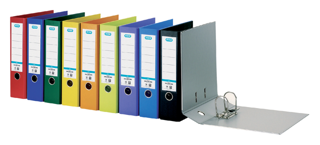 ELBA Lever Arch File Rado "smart Pro+", exchangeable spine label,    A4 Spine 80 mm 2 Rings PP/PP bordeaux