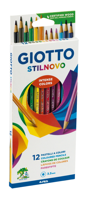 Potlood Giotto Stilnovo assorti 12 stuks