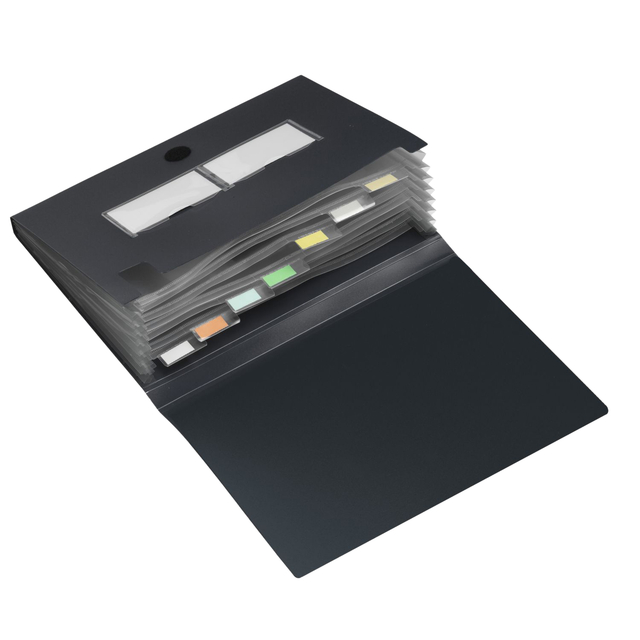 Expanding file HF2 A4 7 tabs, black