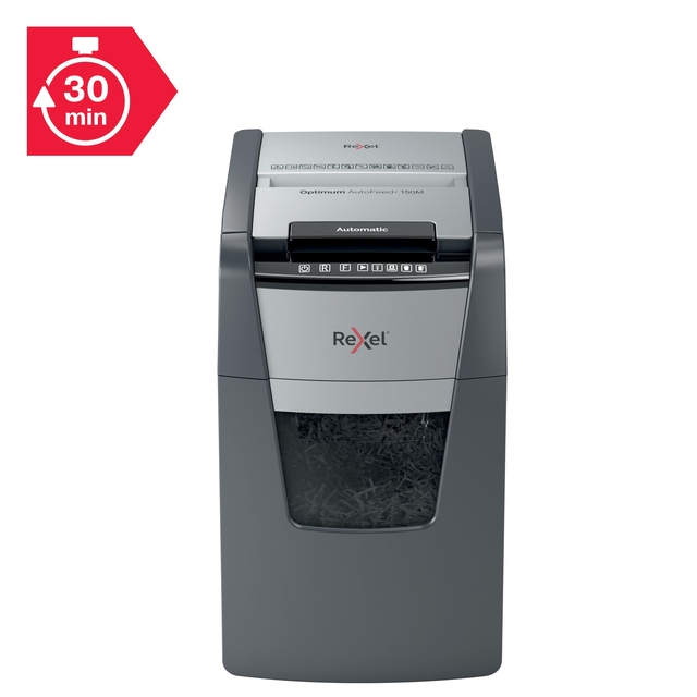Papiervernietiger Rexel Optimum Auto+ 150M P5 snippers 2x15mm