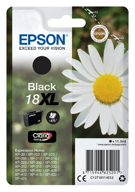 EPSON 18XL ink cartridge black