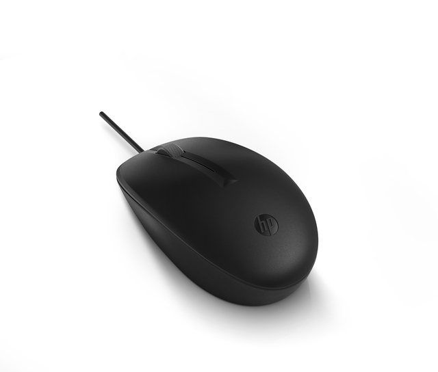 Muis HP 125 bedraad zwart