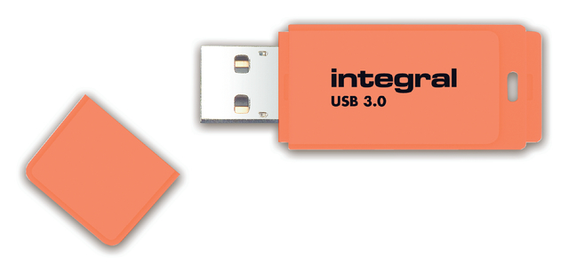 IntegralNeonUSB3.0FlashDrive Orange64GB