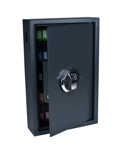 Key cabinet Pavo high security with fingerprint lock 50 hooks 550x400x100mm