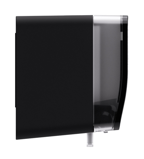 Toiletpapierdispenser Satino MT1 Hyginity duo zwart 333427