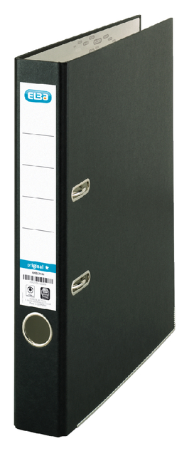 ELBA Lever Arch File Rado "smart Original" A4 SP5cm, glued spine label, Black