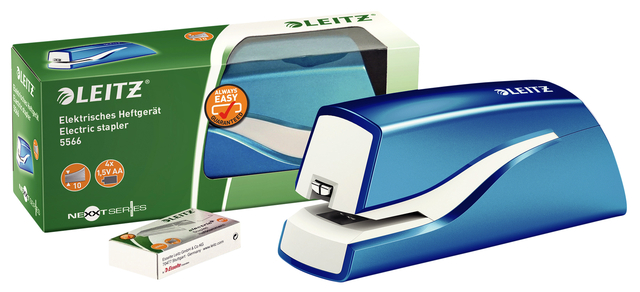 Stapler Leitz NeXXt WOW Contactless Electric blue
