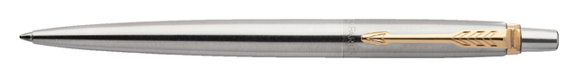 Balpen Parker Jotter stainless steel GT medium blister à 1 stu