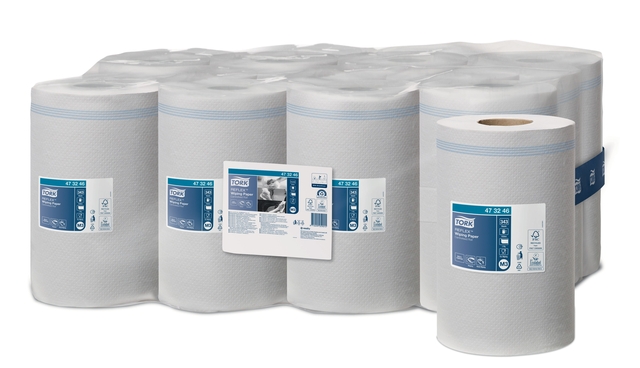 Poetspapier Tork M3 Reflex Advanced 1-laags 343 vel wit 473246