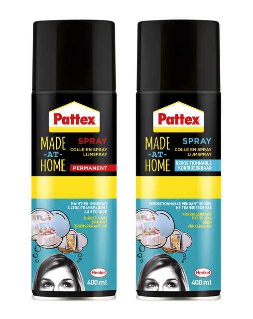 Spray glue Pattex hobby spray can permanent 400ml