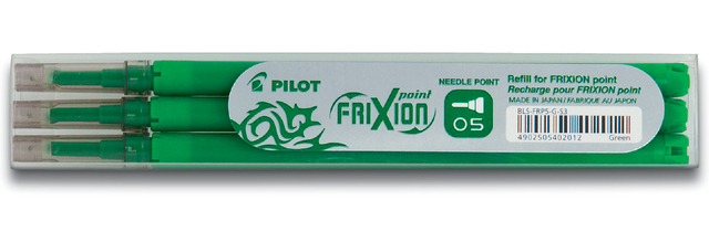 FriXion Point - Set of 3 refills - Green - Fine Tip