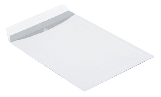 Envelop Hermes akte C4 229x324mm gegomd wit doos à 250 stuk