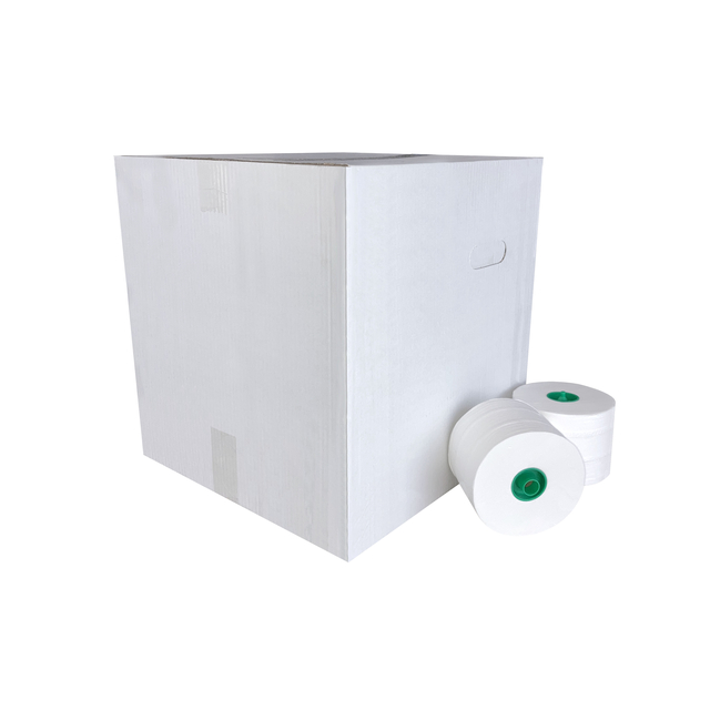 Toiletpapier doprol 2-laags cellulose 100m wit