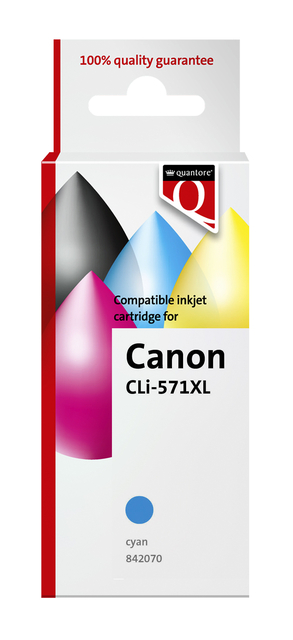 Inkjet cartridge Quantore Canon CLI-571XL blue