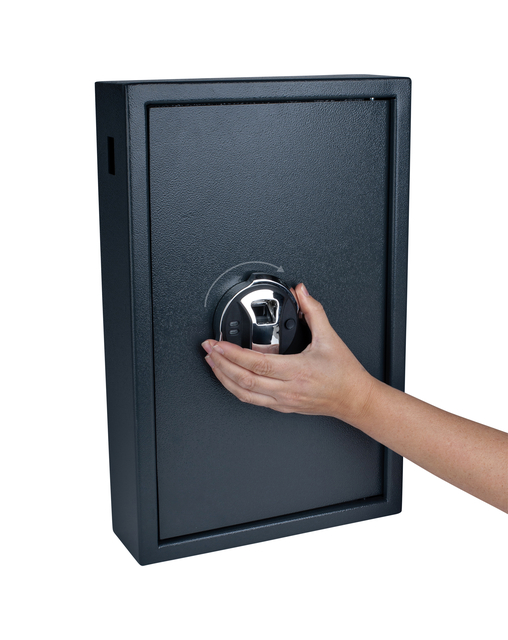 Key cabinet Pavo high security with fingerprint lock 50 hooks 550x400x100mm