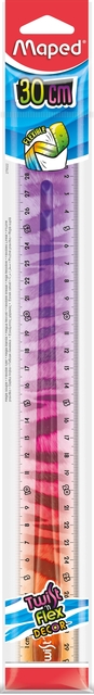 Liniaal Maped Twist 'n Flex Decor Animals 30cm assorti display à 20st