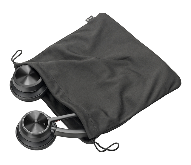 Headset HP POLY Voyager 4320-M met BT700 dongle en oplaadstatief