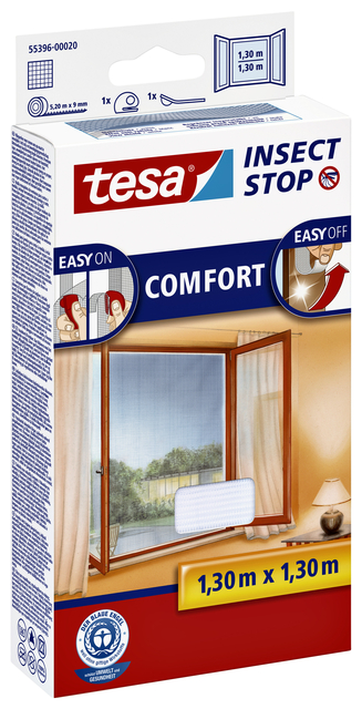 Insectenhor tesa® Insect Stop COMFORT raam 1,3x1,3m wi