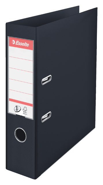 Lever arch file Esselte No.1 VIVIDA 75mm PP A4 black