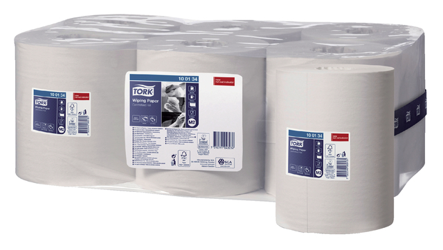 Wiping paper Tork M2 1 layer 6 rolls white 100134