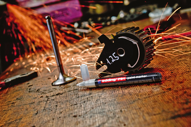 Paintmarker edding 791 PCR op alcoholbasis 1-2mm groen