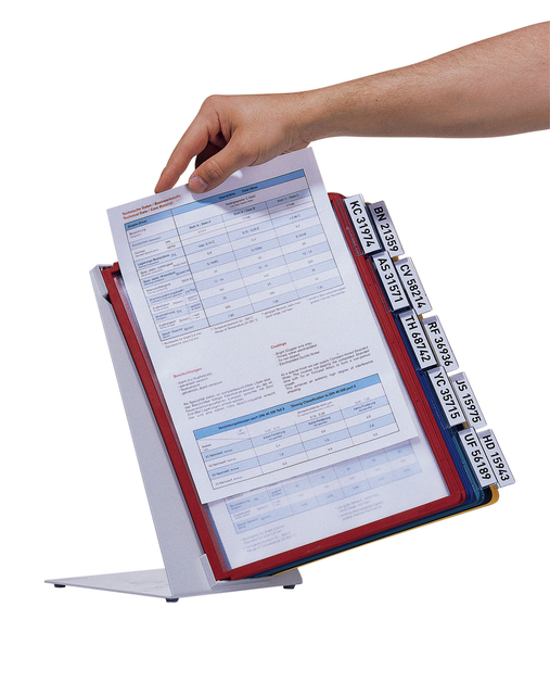 Bureaustandaard Durable Vario met 10-tassen A4 assorti