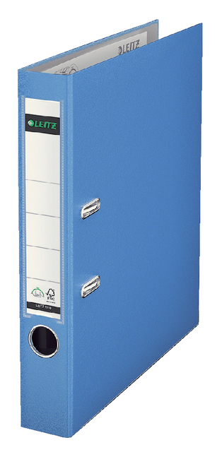 Lever Arch File Leitz  52mm PP A4 light blue