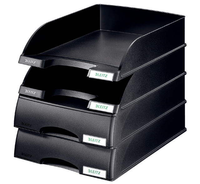 Letter Tray Leitz Plus Drawer Unit A4 black
