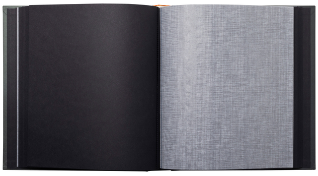 Fotoalbum Exacompta 29x32cm 60 zwarte pagina's Néo Déco zwa