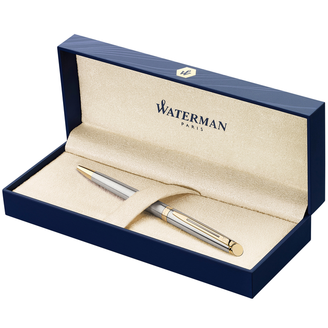 Balpen Waterman Hémisphère stainless steel GT medi