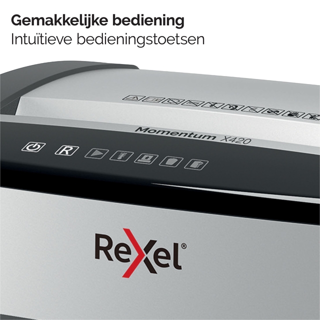 Papiervernietiger Rexel Momentum X420 snippers 4x40mm