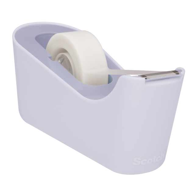 Tape holder Scotch C18 lavender + 6 rolls of magic tape 19mmx33m