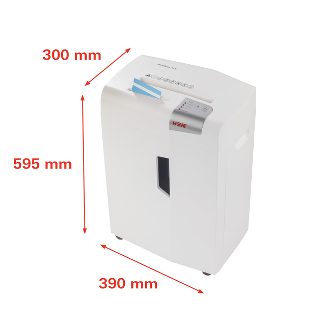 Papiervernietiger HSM Shredstar X15 snippers 4x37mm