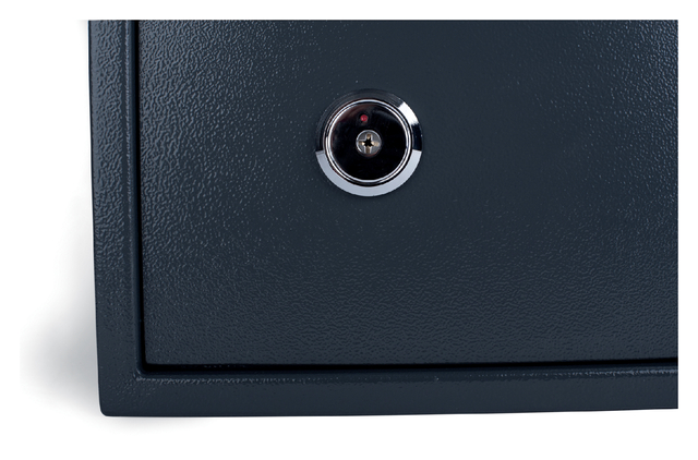 Safe Pavo with star key 350x250x250mm dark gray