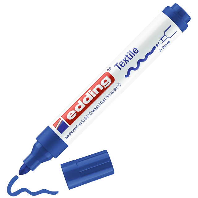 edding 4500 textile marker blue